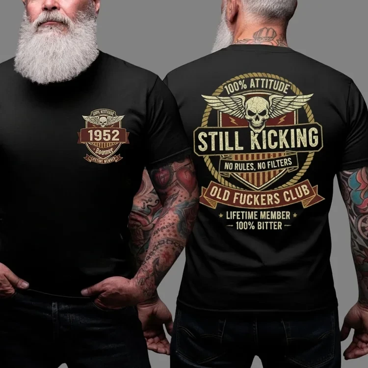 Old Guys Club Lifetime Member Still Kicking T-shirt