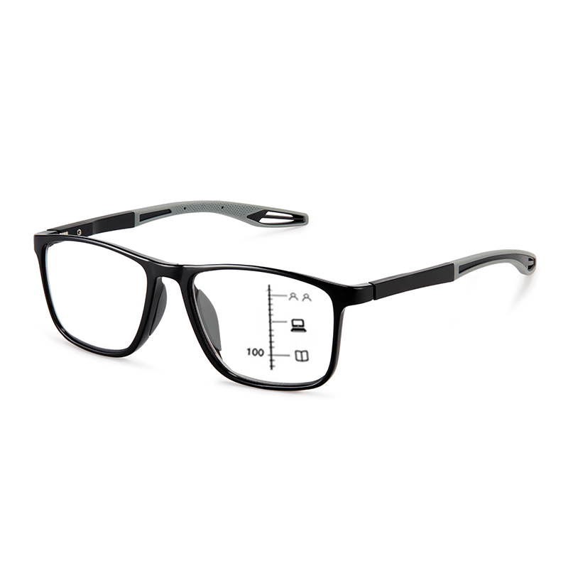 SPORTS TR SQUARE FRAME ULTRA-LIGHT ANTI-BLUE LIGHT READING GLASSES