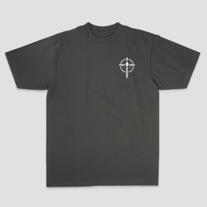 Saved By The Blood Printed Men's T-shirt