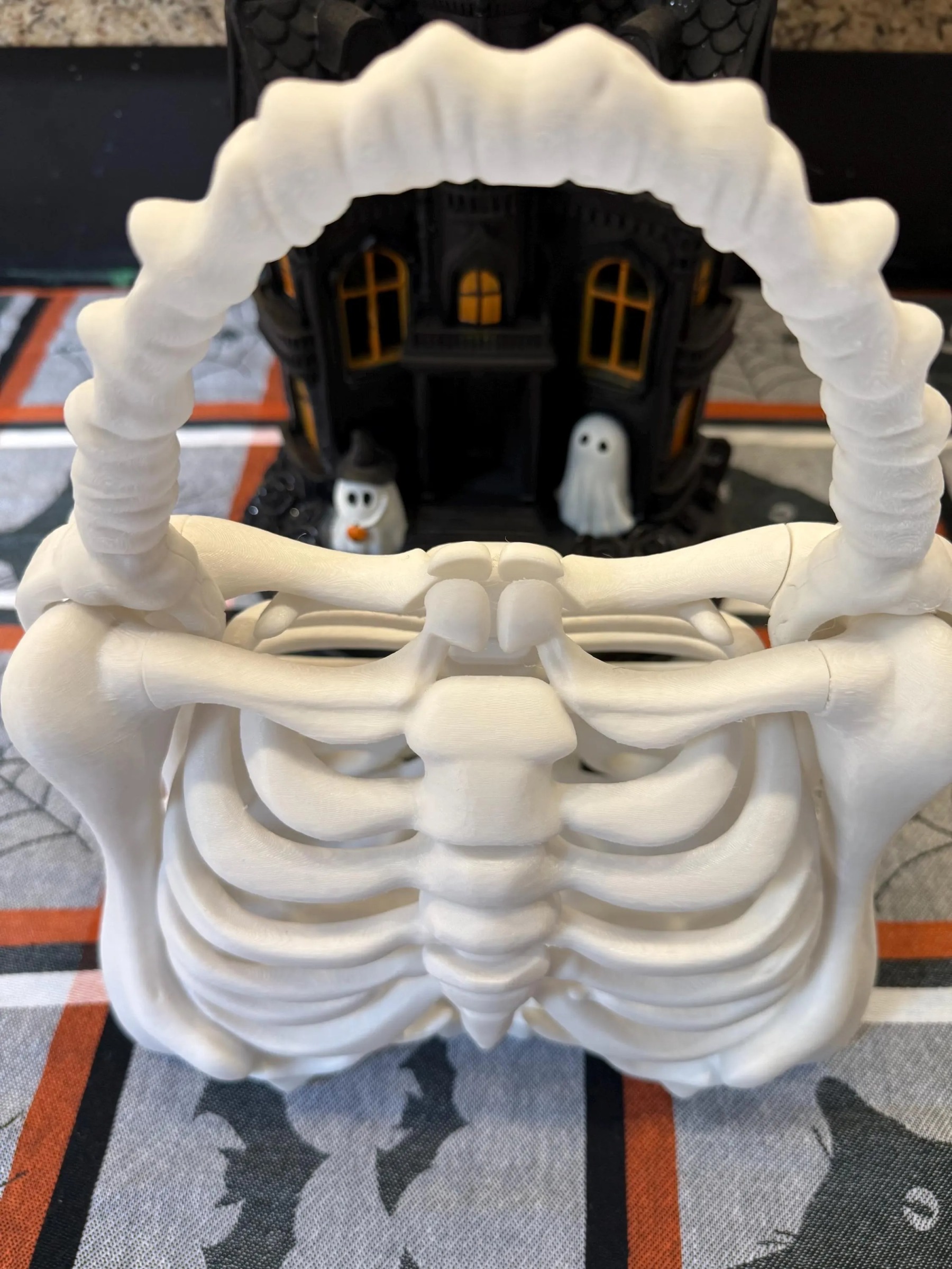 2025 Halloween Skeleton Rib Cage Handbag