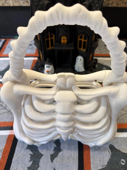 2025 Halloween Skeleton Rib Cage Handbag