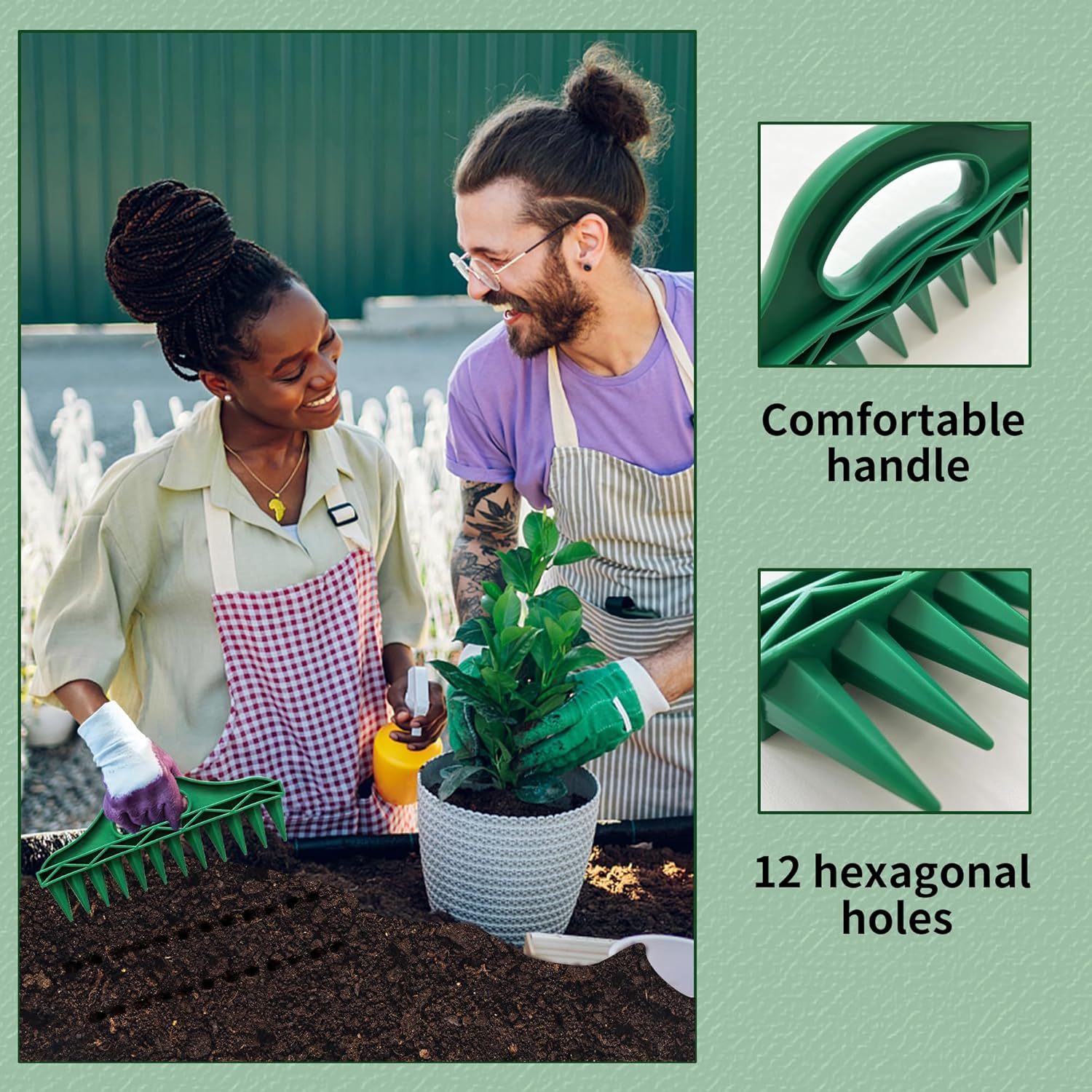 🌱 Transform Your Garden - ✨Professional Garden Dibber – Effortless Seed Planting Tool