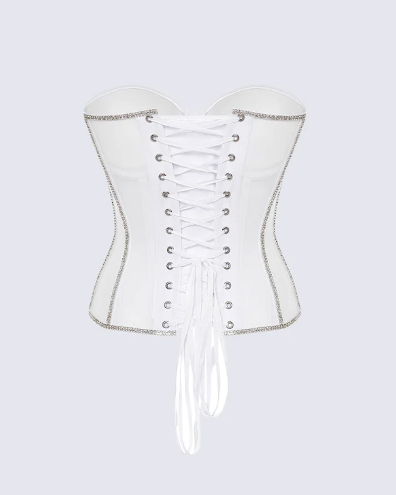 Rhinestone Mesh Sexy Restraint Belt