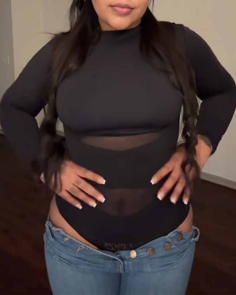 Mesh Tummy Tuck Body Triangle Shapewear