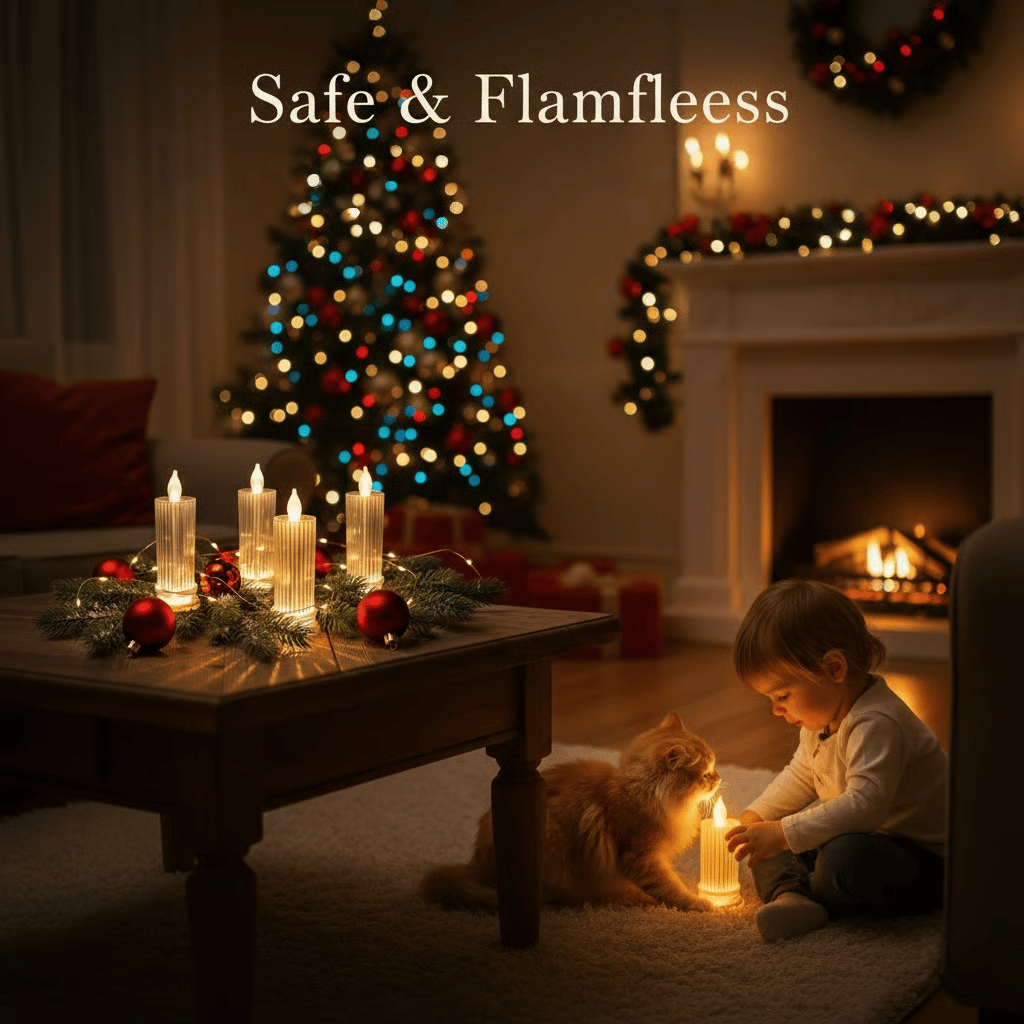 🕯️LED Crystal Candle Lights