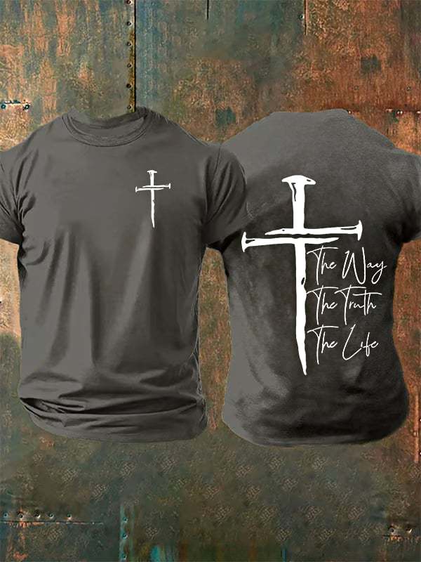 Men's The Way The Truth The Life Print T-Shirt