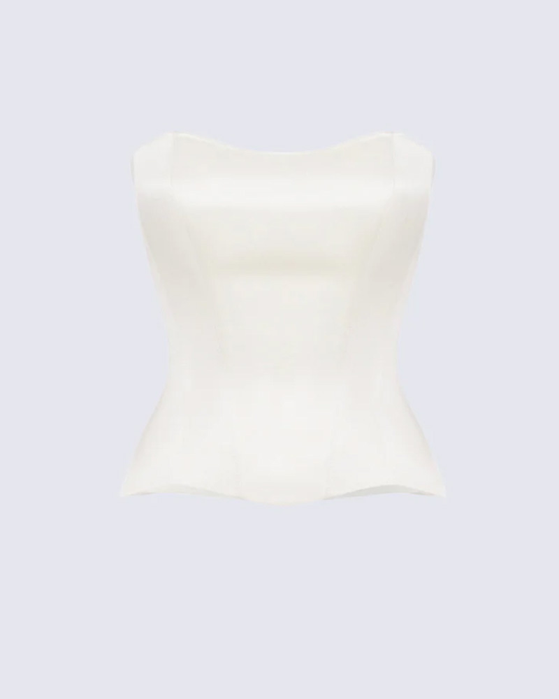 Temperament-Encasing Satin Corset