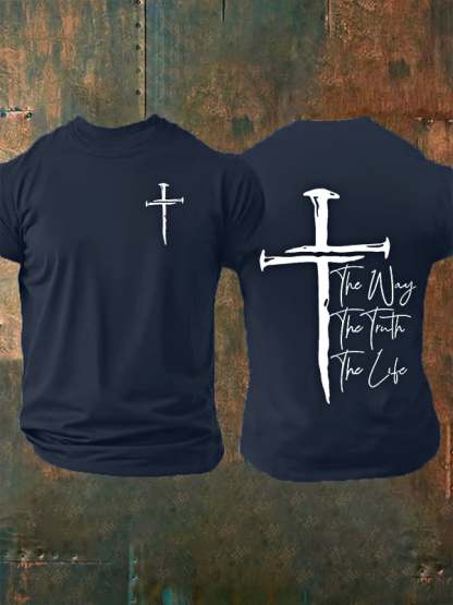 Men's The Way The Truth The Life Print T-Shirt