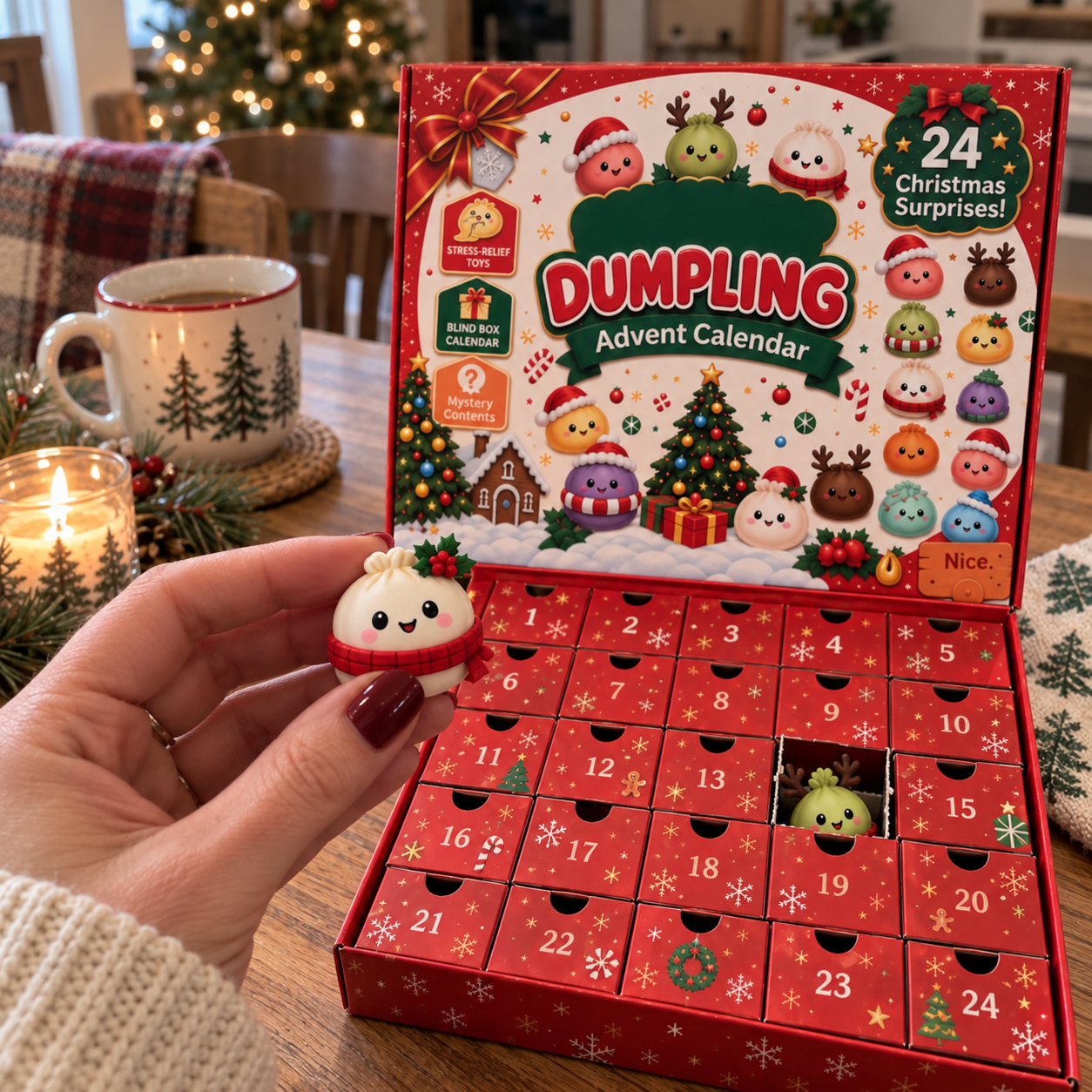 Dumpling Advent Calendar family photo