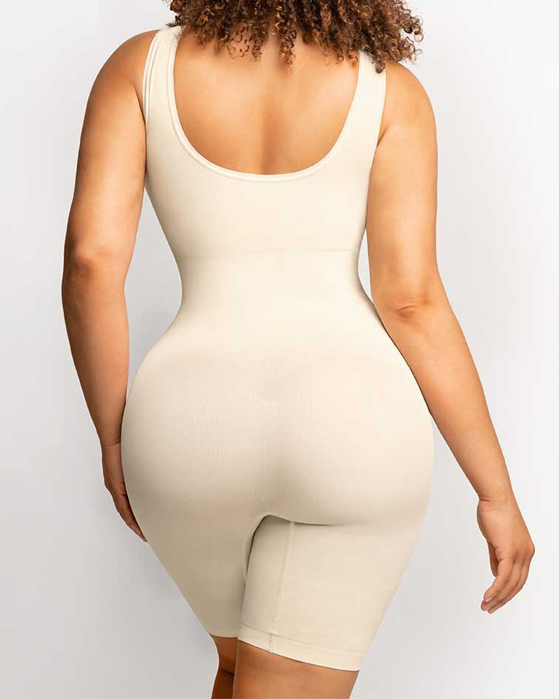 Women's One Piece Tummy Control Seamless Shapewear Bodysuit