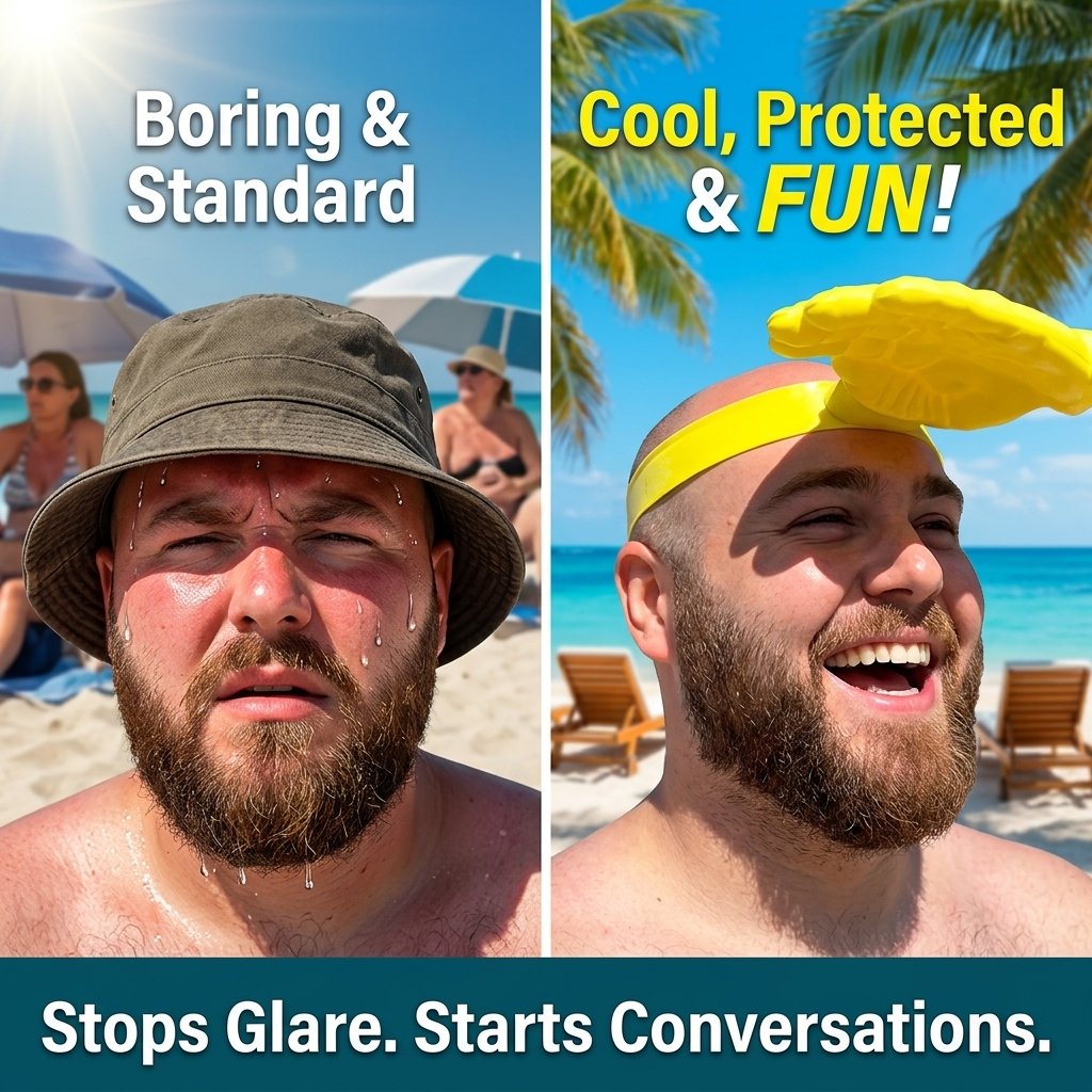🙆Hands-Free Hand Shade Hat 😂– Instant Sun Protection Visor😎
