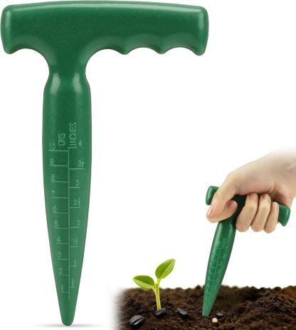 Seed Planter Tool, 6.9" Dibber Garden Tool