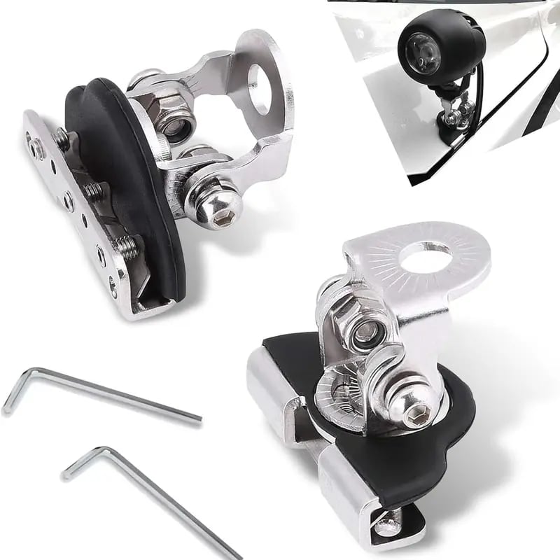 2PCS Heavy Duty Adjustable LED Light Bar Brackets