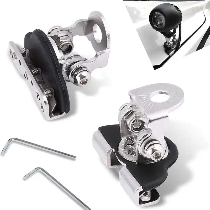 2PCS Heavy Duty Adjustable LED Light Bar Brackets