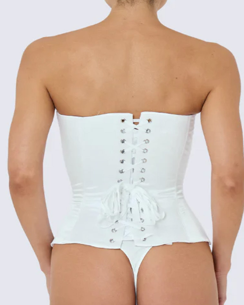 Temperament-Encasing Satin Corset