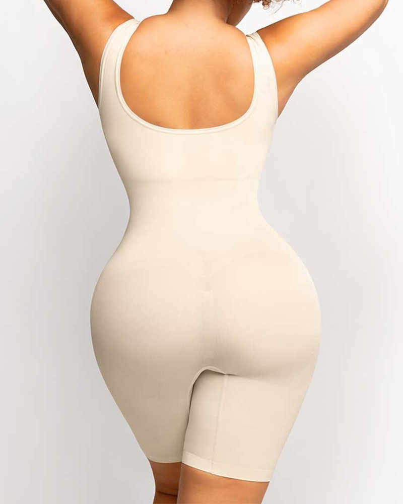 Women's One Piece Tummy Control Seamless Shapewear Bodysuit