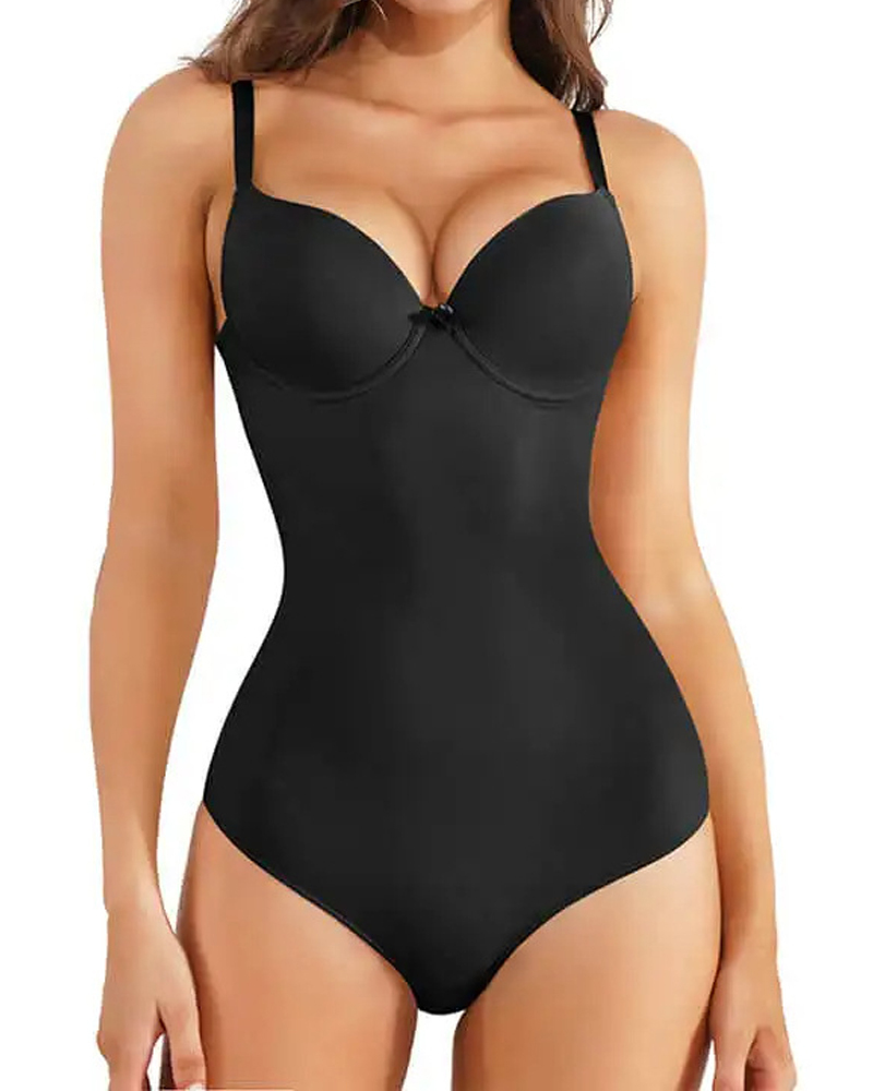 Tight Waist And Hip Lifting Sling Body Shaping Bodysuit