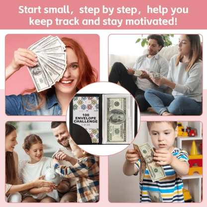 ✉️100 Envelope Savings Challenge Book