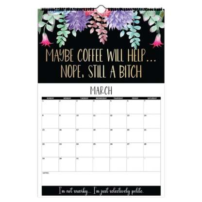 Here We F*cking Go Again: 2026 Swear Calendar for Tired-Ass Women