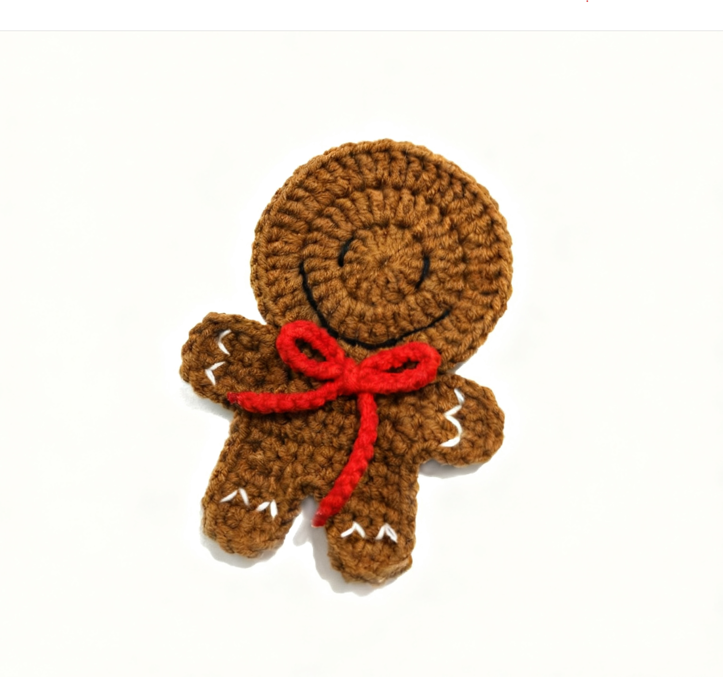 2pcs Handmade Crochet Santa Claus Coasters 