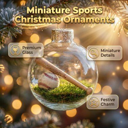 🎁Limited release-🌲Christmas Gift--⚾Sports Holiday Ornament