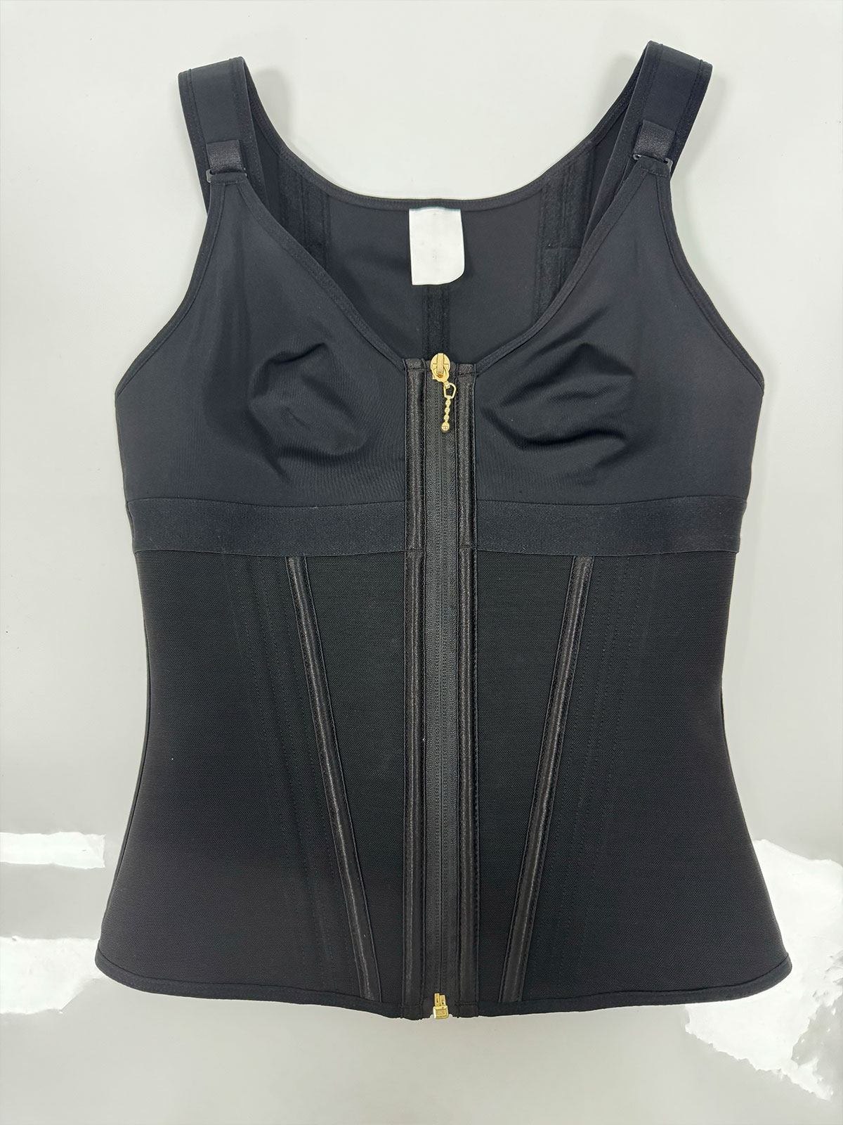 Extreme Latex Corset Waist Vest With Bra