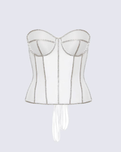 Rhinestone Mesh Sexy Restraint Belt