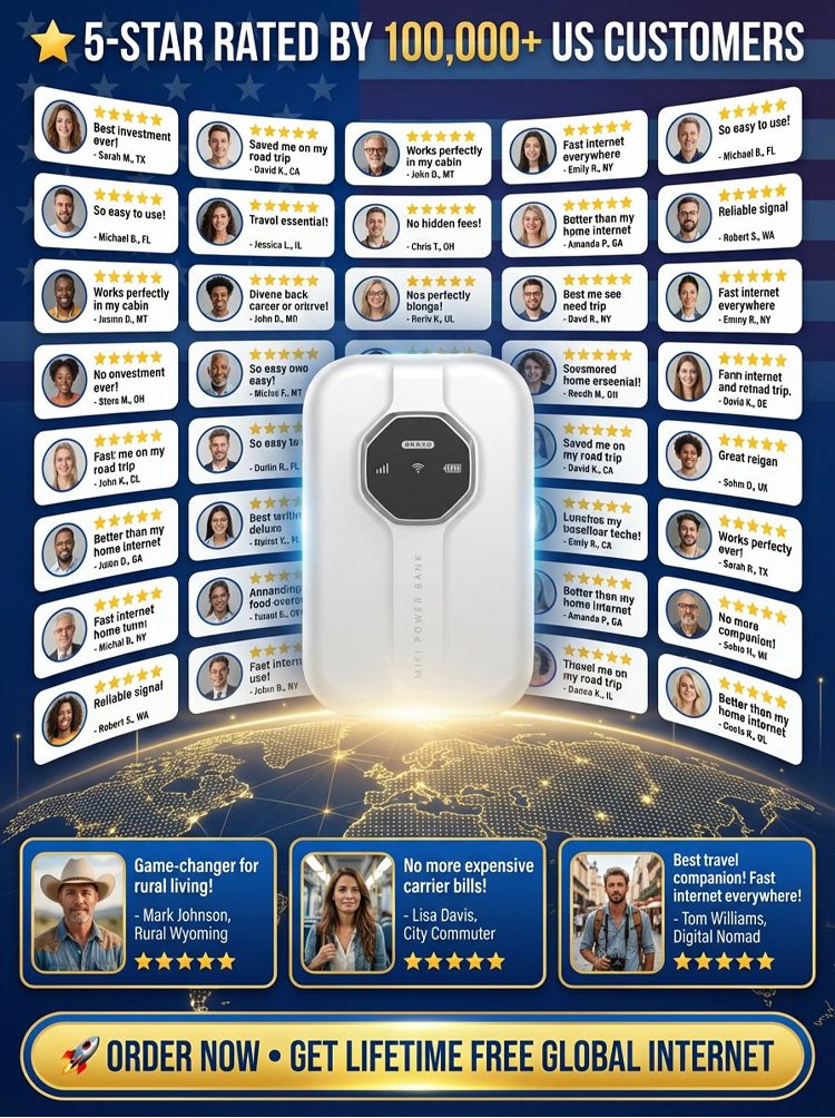 [Global Coverage, Free for Life] Boundless Portable Wi-Fi