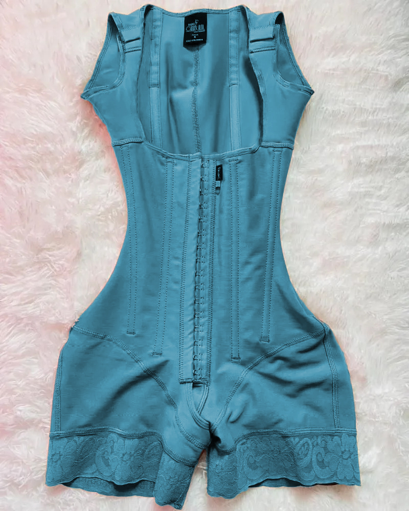 Buttoned Butt Lift Full Body Shaper