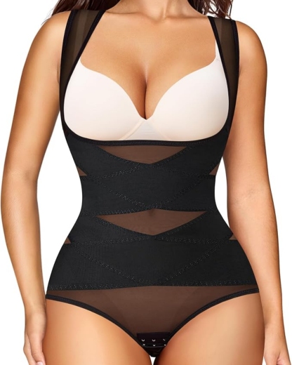 Mesh Tummy Tuck Body Triangle Shapewear