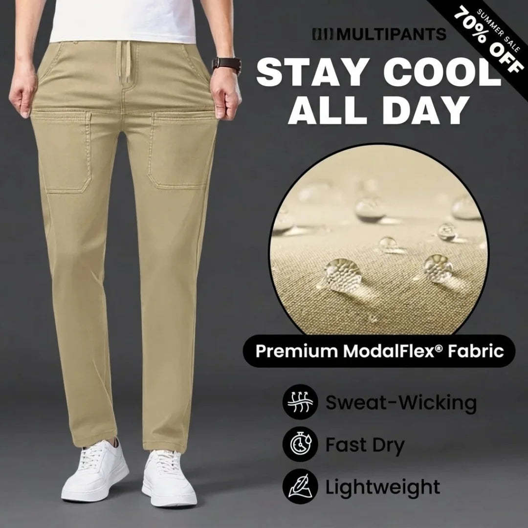 Ultra Stretch Lightweight Breathable Cargo Trousers - 70% OFF TODAY 