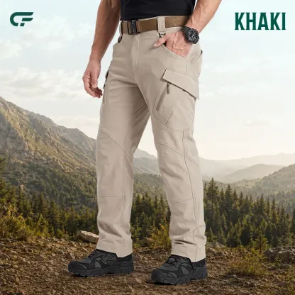 FlexCamo - Men's 9-Pocket Straight Fit Tactical Waterproof Pants - Camo Colors