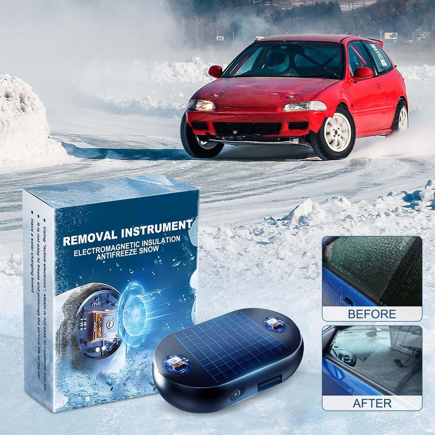 🔥Winter Promotion 49% OFF -❄️Solar-Powered Electromagnetic Anti-Freez