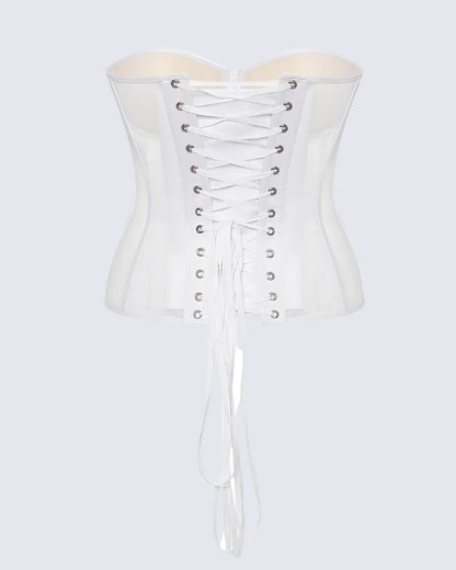 Breast-Covering Mesh Sexy Corset