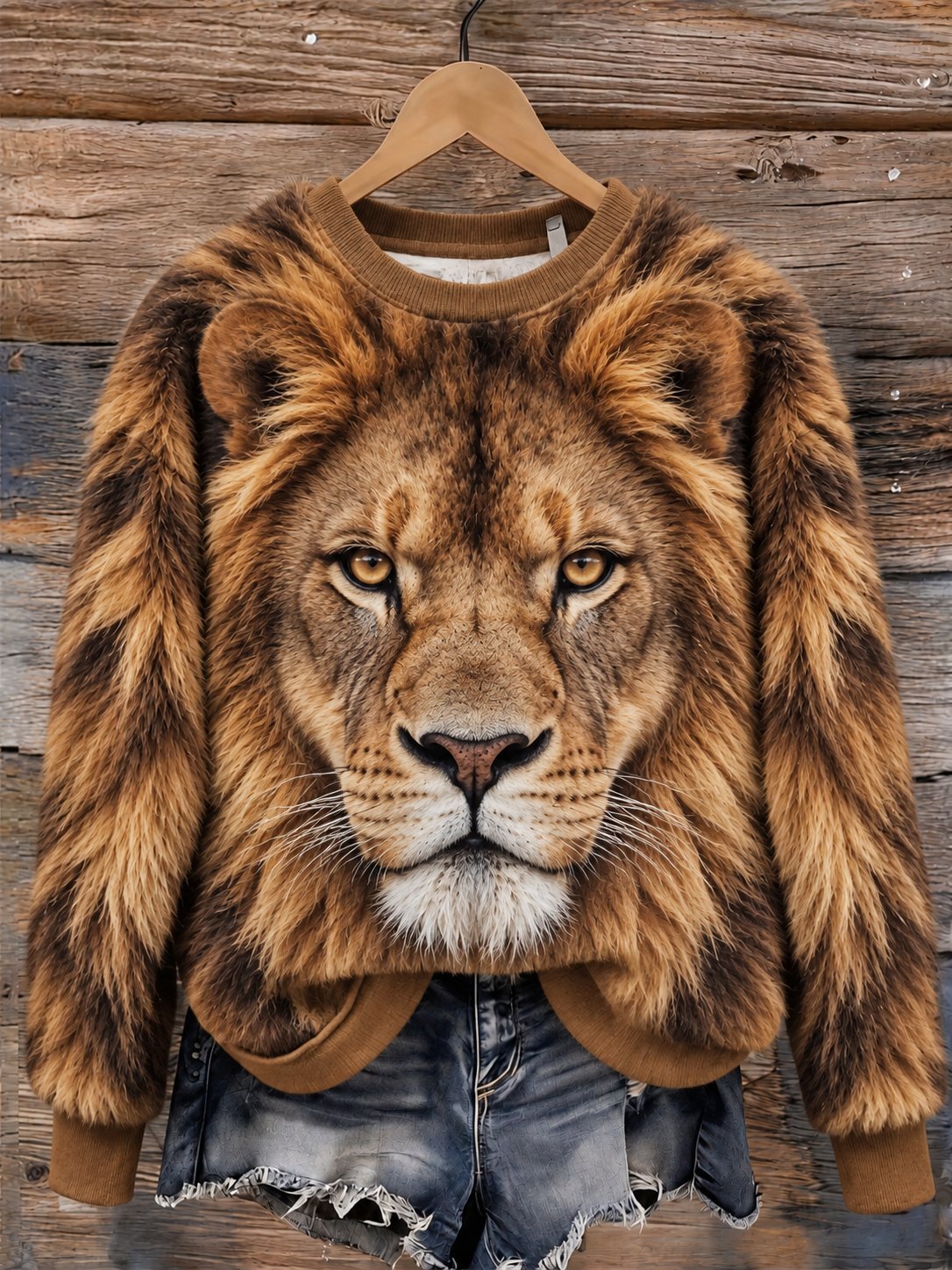 Women's Casual Animal Print Sweatshirt - Design 8