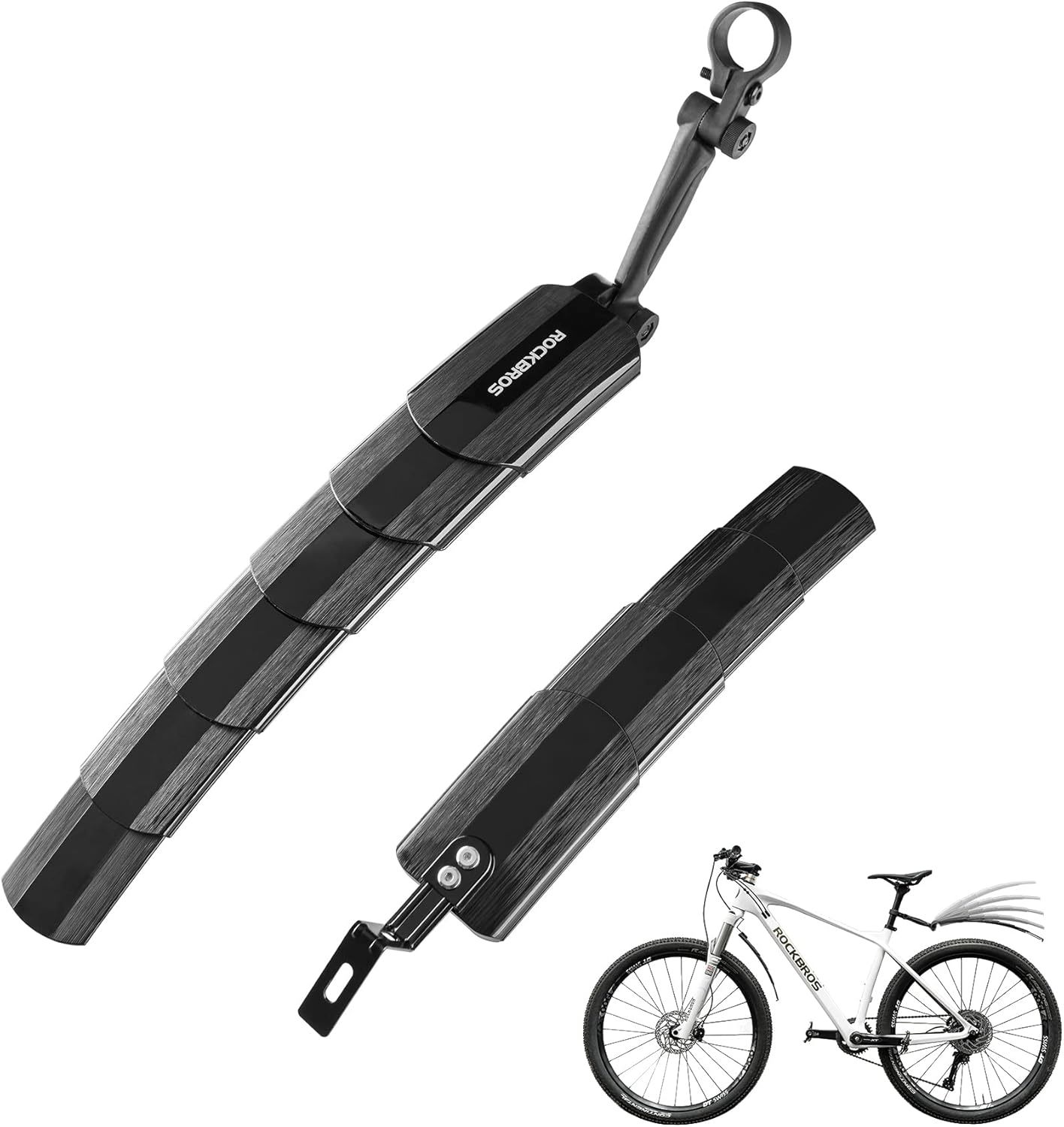 🚲  Retractable Bike Mudguards
