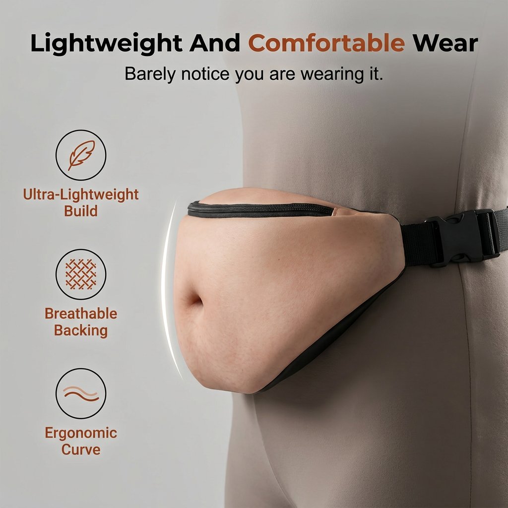 Lightweight and comfortable fanny pack