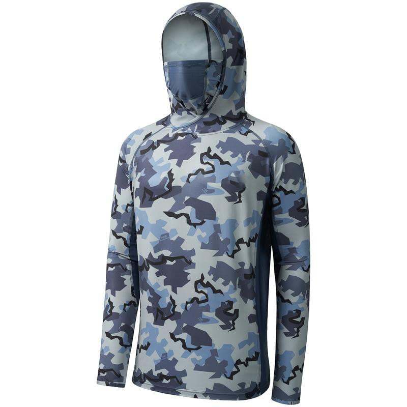 🔥 Ultimate Sun Shield Hunting Shirt – UPF 50+ Camo Hoodie with Built-In Mask for Fishing & Outdoor Use