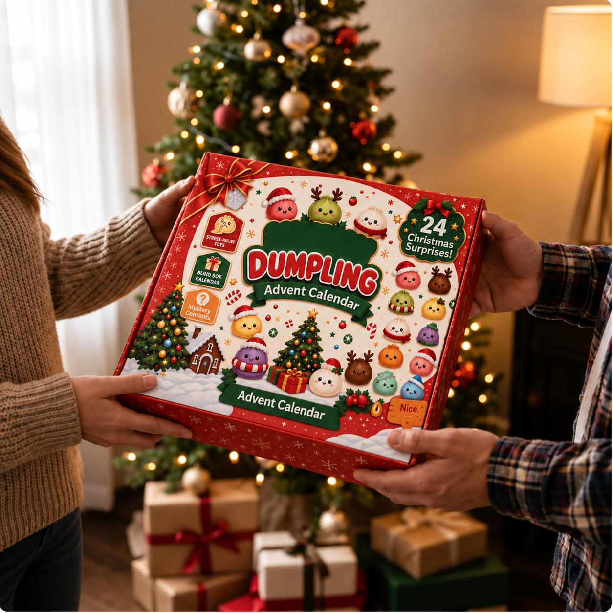 Dumpling Advent Calendar Christmas countdown