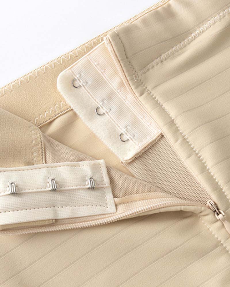 Tight-Fitting Waist And Breasted Tight-Fitting Waist Lift Pants