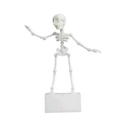 Dancing Skeleton Aquarium Decoration, Bubble-Activated Moving Fish Tank Ornament with Airflow Control Valve