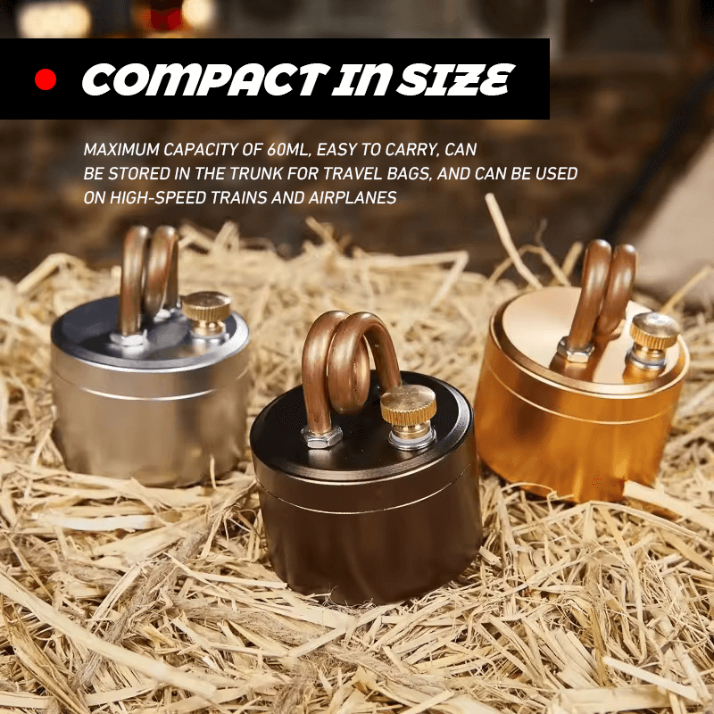 🎉LAST DAY 50% OFF -🔥High-Power Portable Mini Outdoor Spirit Burner & Alcohol Stove with Support
