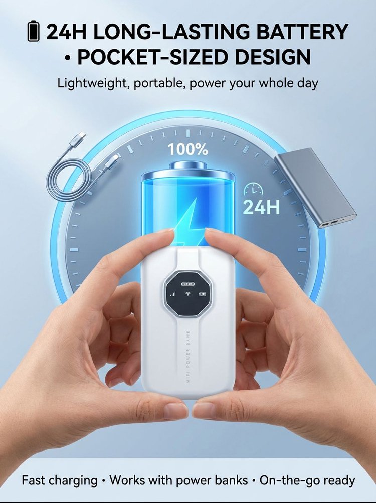 [Global Coverage, Free for Life] Boundless Portable Wi-Fi
