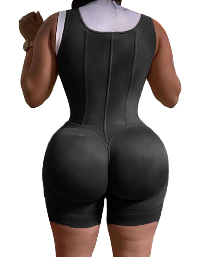 Women's Shapewear HOOK AND EYE CLOSURE Tummy Control  Adjustable Crotch  Open Bust Bodysuit