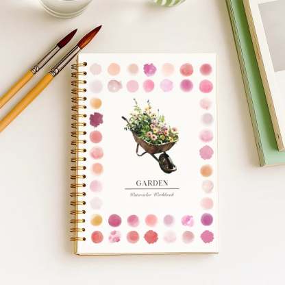 🔥LAST DAY SALE 60% OFF 🖼️Beginner-Friendly💕 Watercolor Workbook 🌱120 lb Recycled Paper - No Bleed Pages