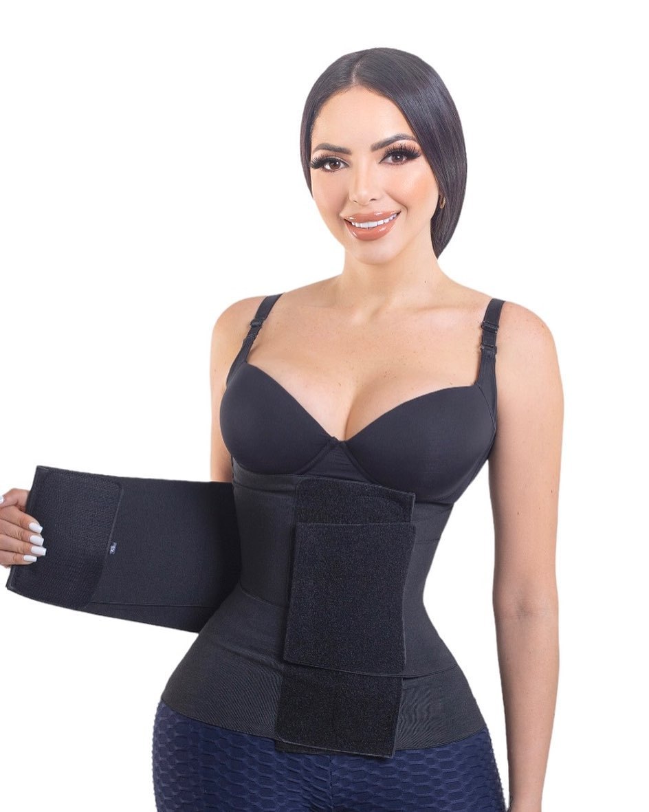 Latex Waist Trainers Vest for Women Plus Size Waist Cincher Corset Fajas Triple Belts