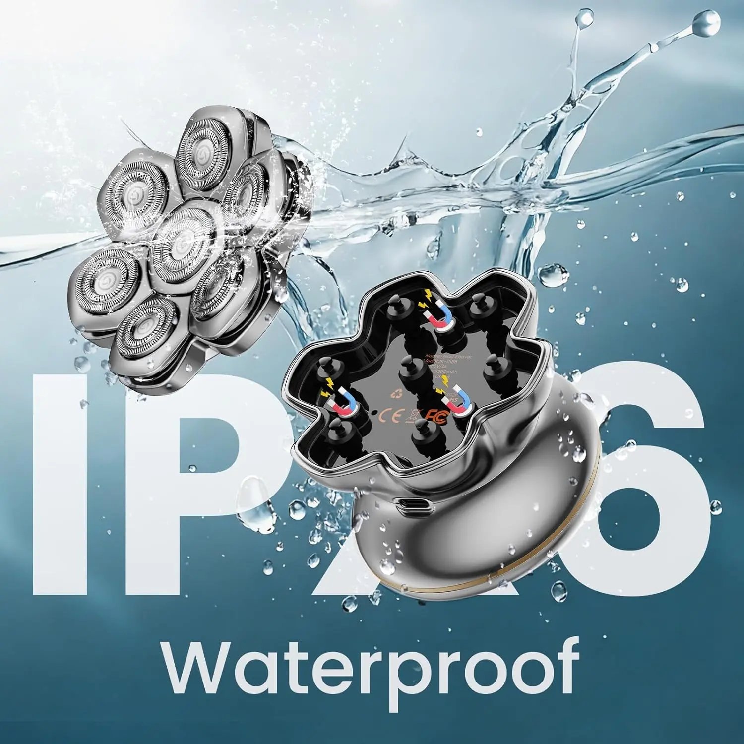 Waterproof electric shaver