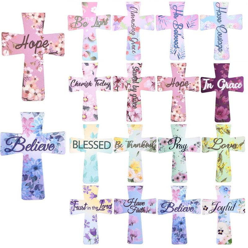 🔥LAST DAY 45 OFF%📖12 Pcs Magnetic Cross Bookmarks Gifts for Bible Study, Readers, Teachers, Students🌸✝️