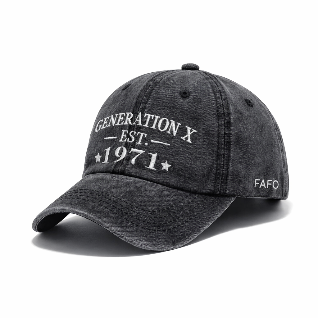 Custom Generation X Embroidered  Hat