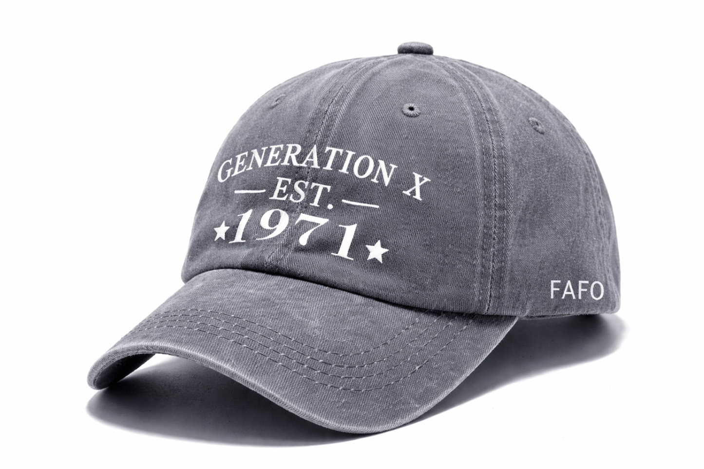 Custom Generation X Embroidered  Hat